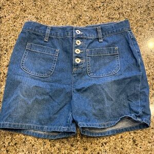 The Children's Place Denim Button-Up Shorts NWOT